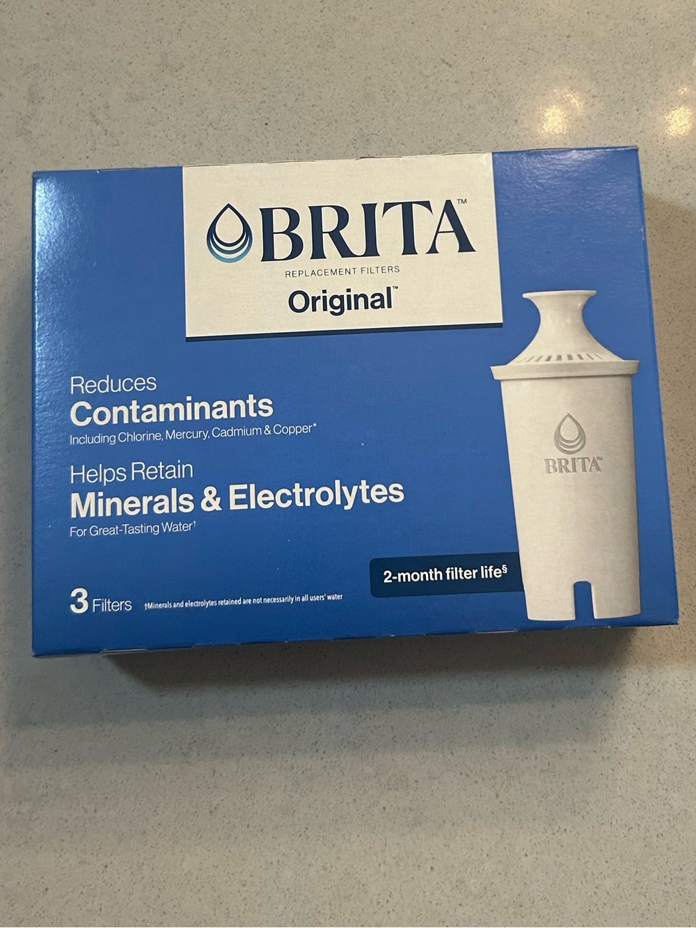 BRITA Original Water Filter Replacement - contains 2